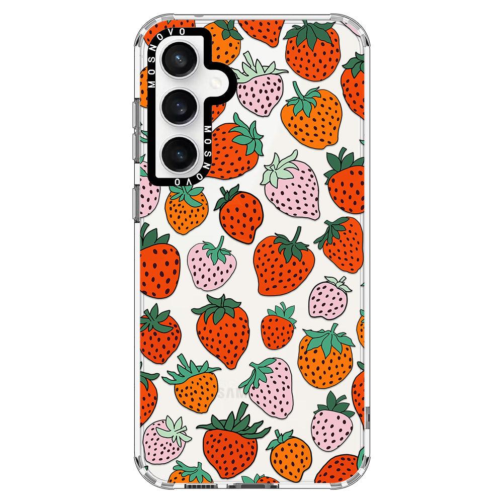 Cute Strawberry Phone Case - Samsung Galaxy S23 FE Case