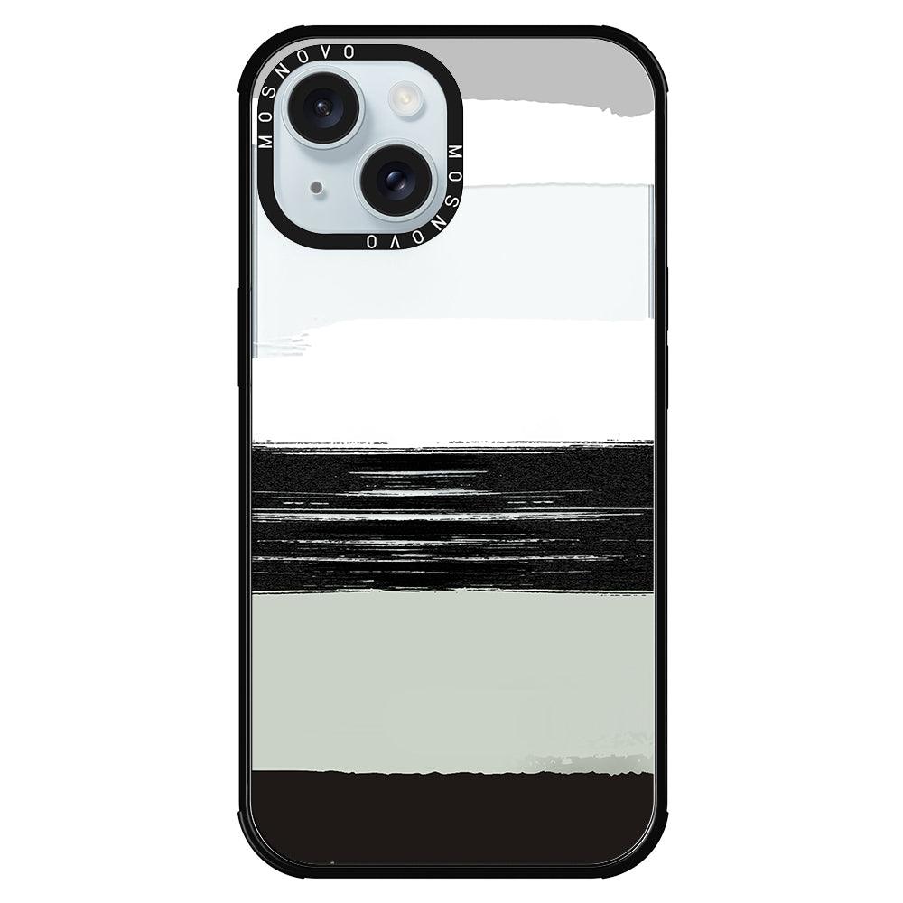 Paint Brush Phone Case - iPhone 15 Case Black