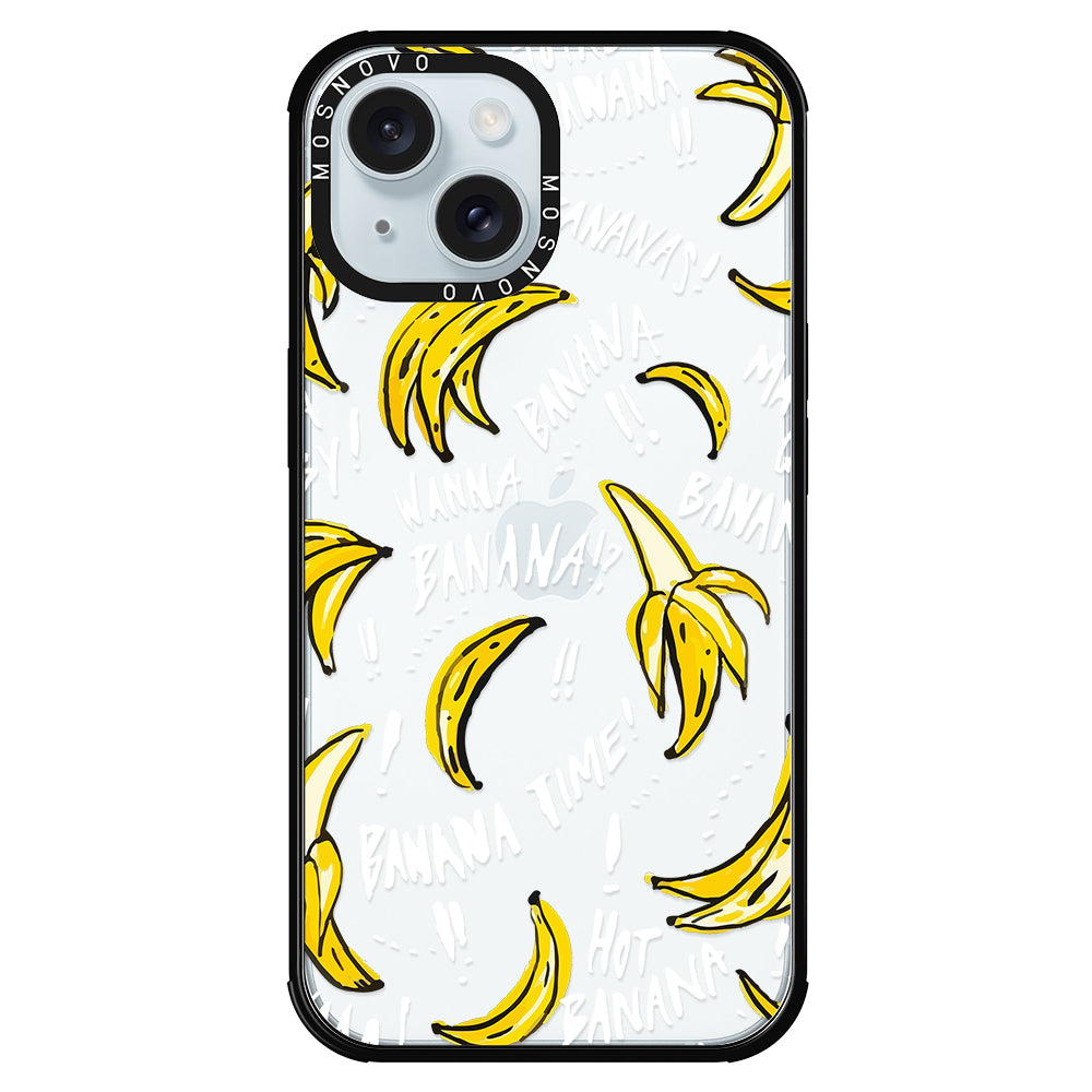 Banana Banana Phone Case - iPhone 15 Plus Case - MOSNOVO