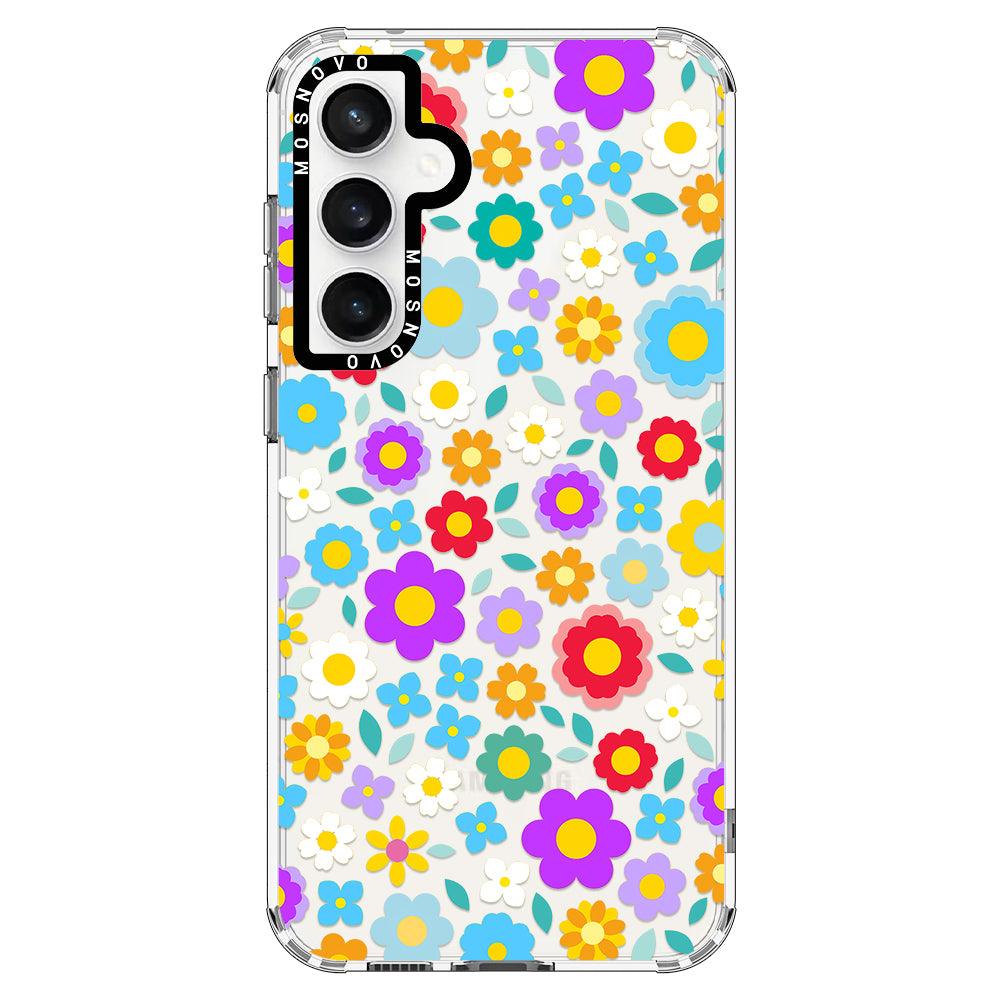 Groovy Floral Phone Case - Samsung Galaxy S23 FE Case