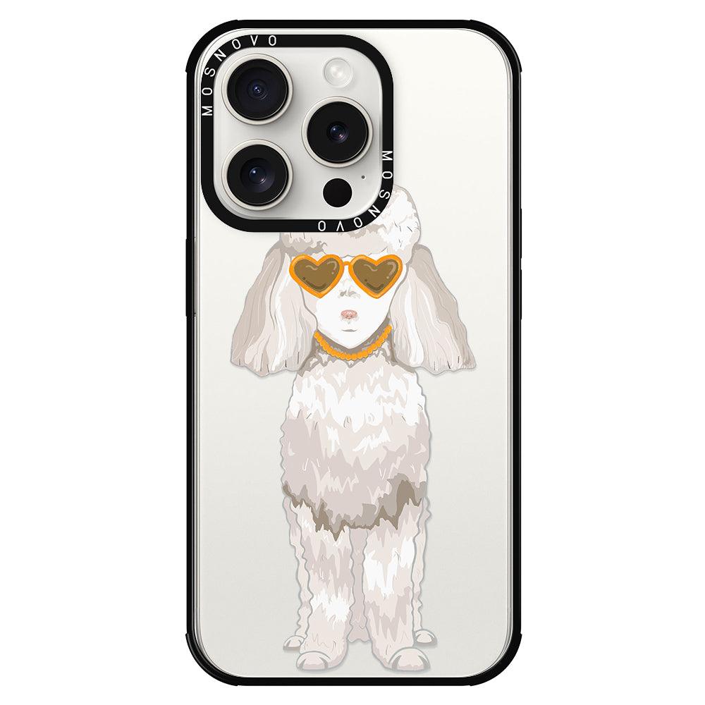 Poodle Phone Case - iPhone 15 Pro Case - MOSNOVO