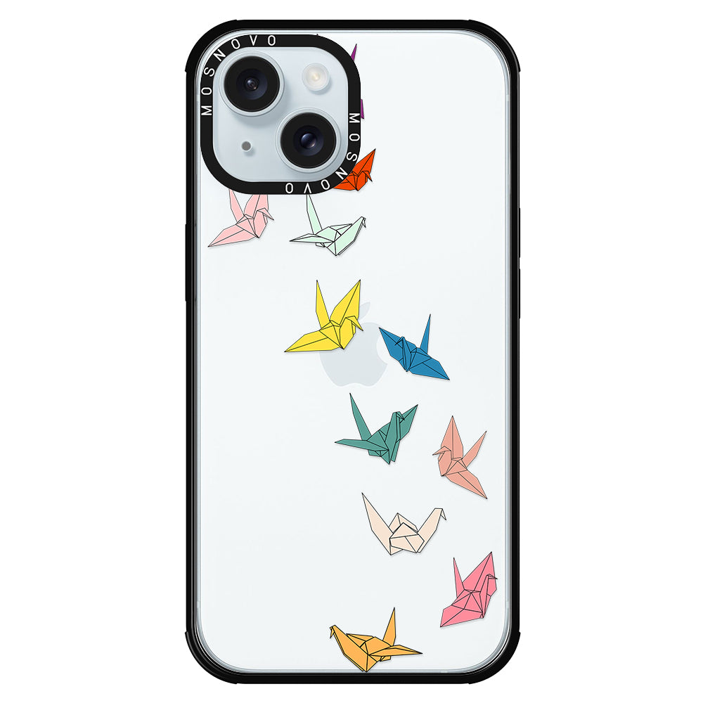 Paper Crane Phone Case - iPhone 15 Plus Case - MOSNOVO