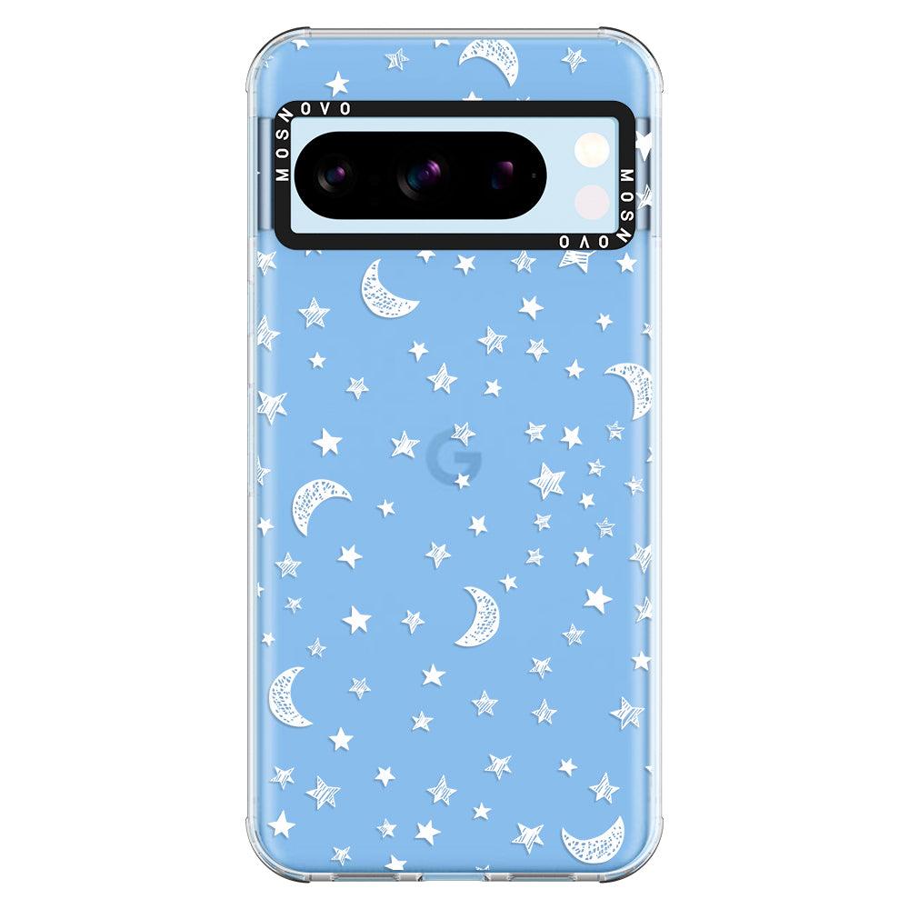 Night Moon Sky Phone Case - Google Pixel 8 Pro Case - MOSNOVO