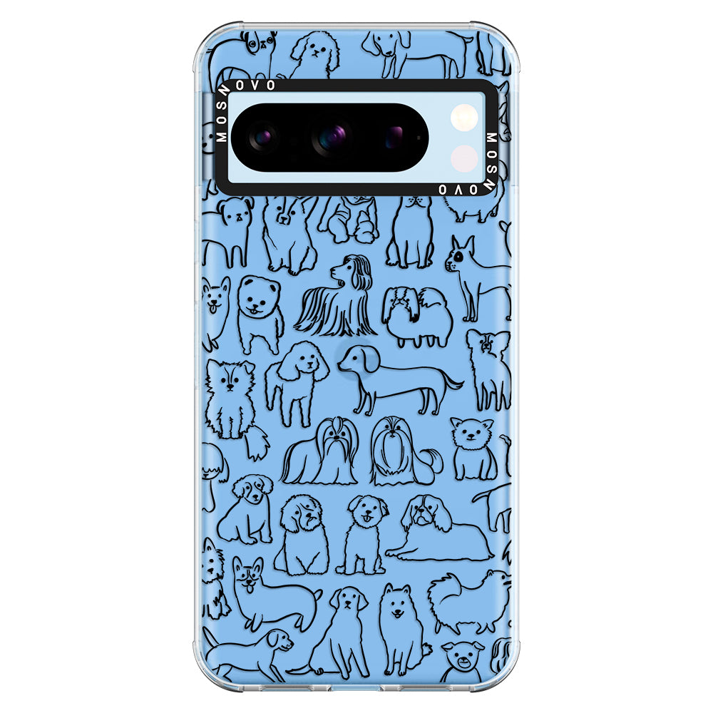 Dogs Phone Case - Google Pixel 8 Pro Case - MOSNOVO