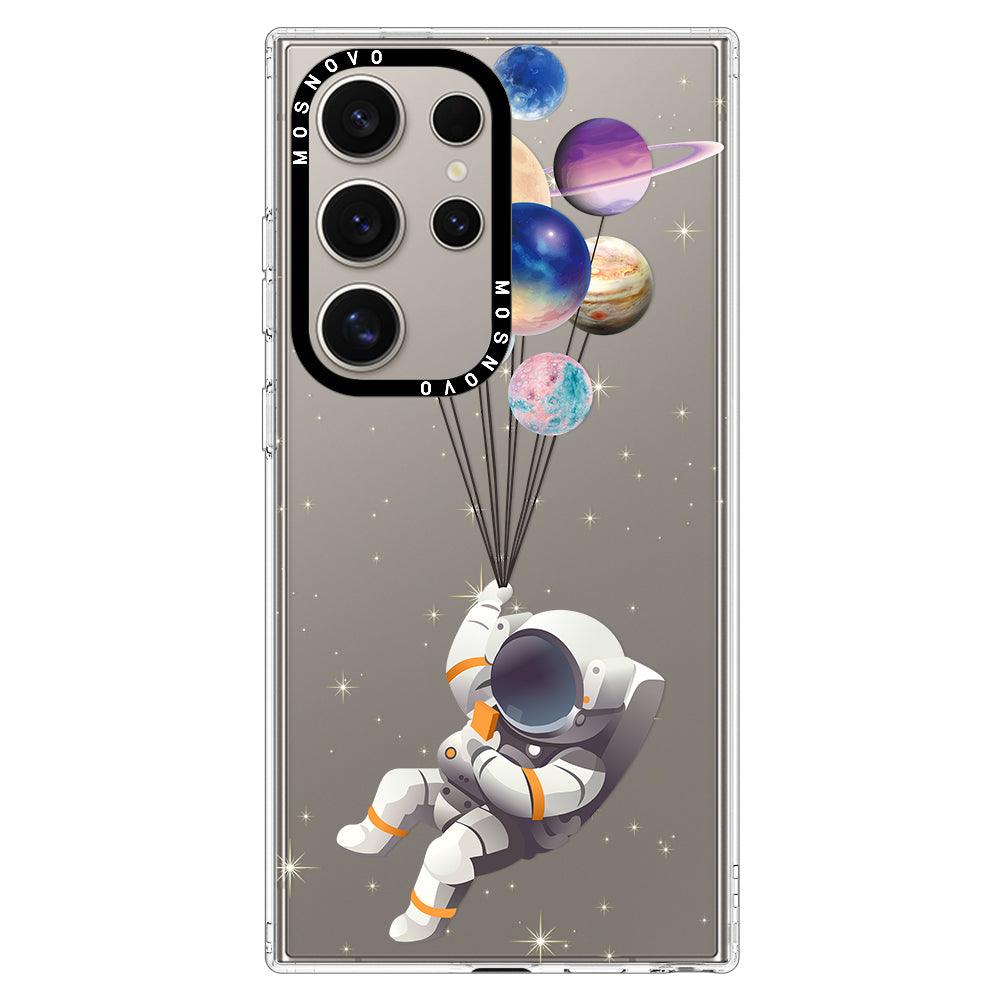 Astronaut Planet Phone Case - Samsung Galaxy S24 Ultra Case - MOSNOVO