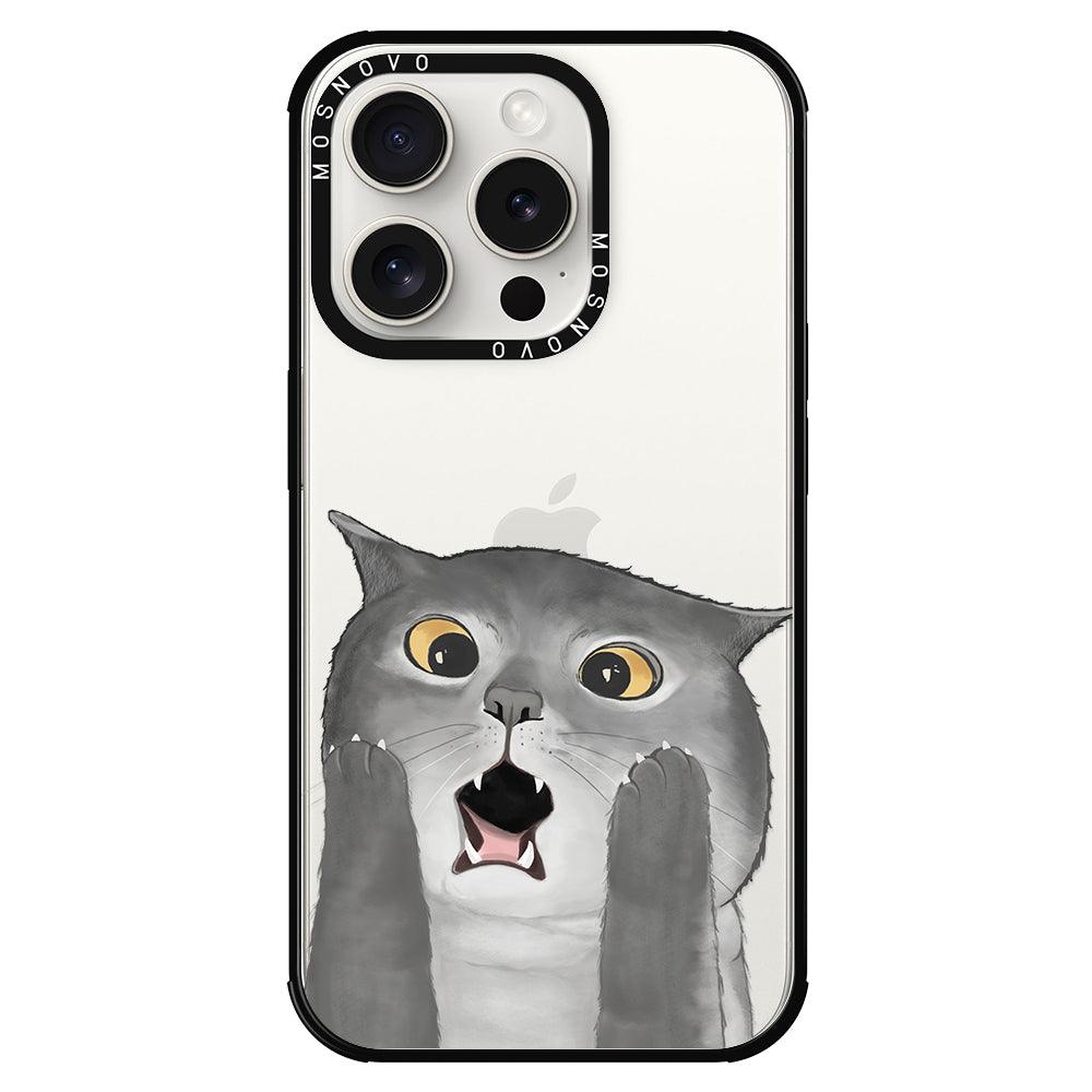 OMG Cat Phone Case - iPhone 15 Pro Case - MOSNOVO