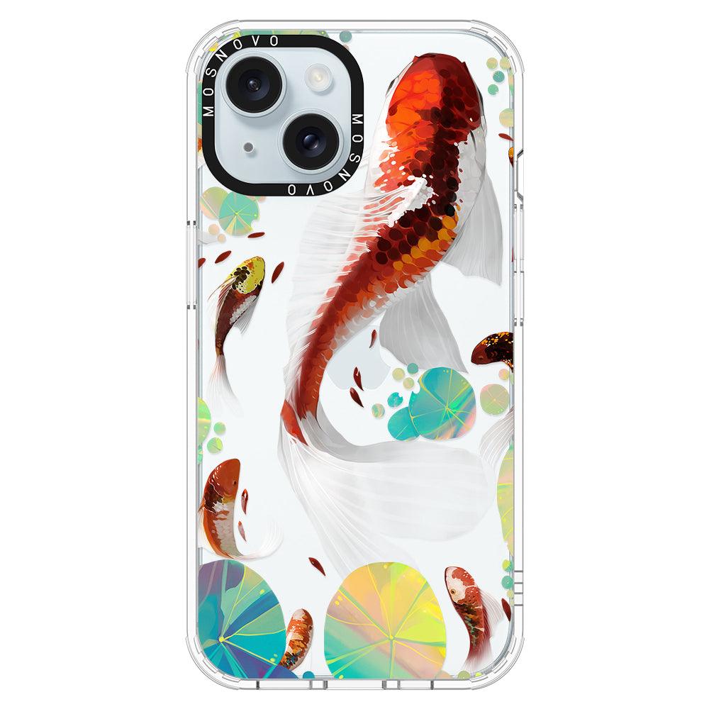 Koi Art Phone Case - iPhone 15 Plus Case - MOSNOVO