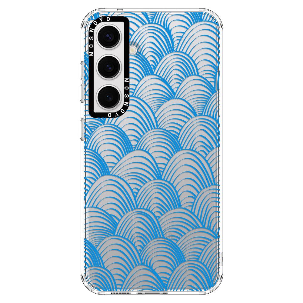 Wavy Art Phone Case - Samsung Galaxy S24 Case - MOSNOVO