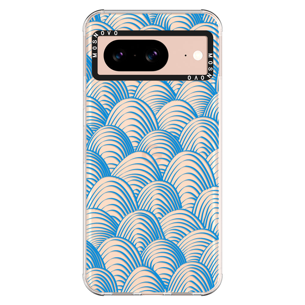 Wavy Wave Phone Case - Google Pixel 8 Case - MOSNOVO