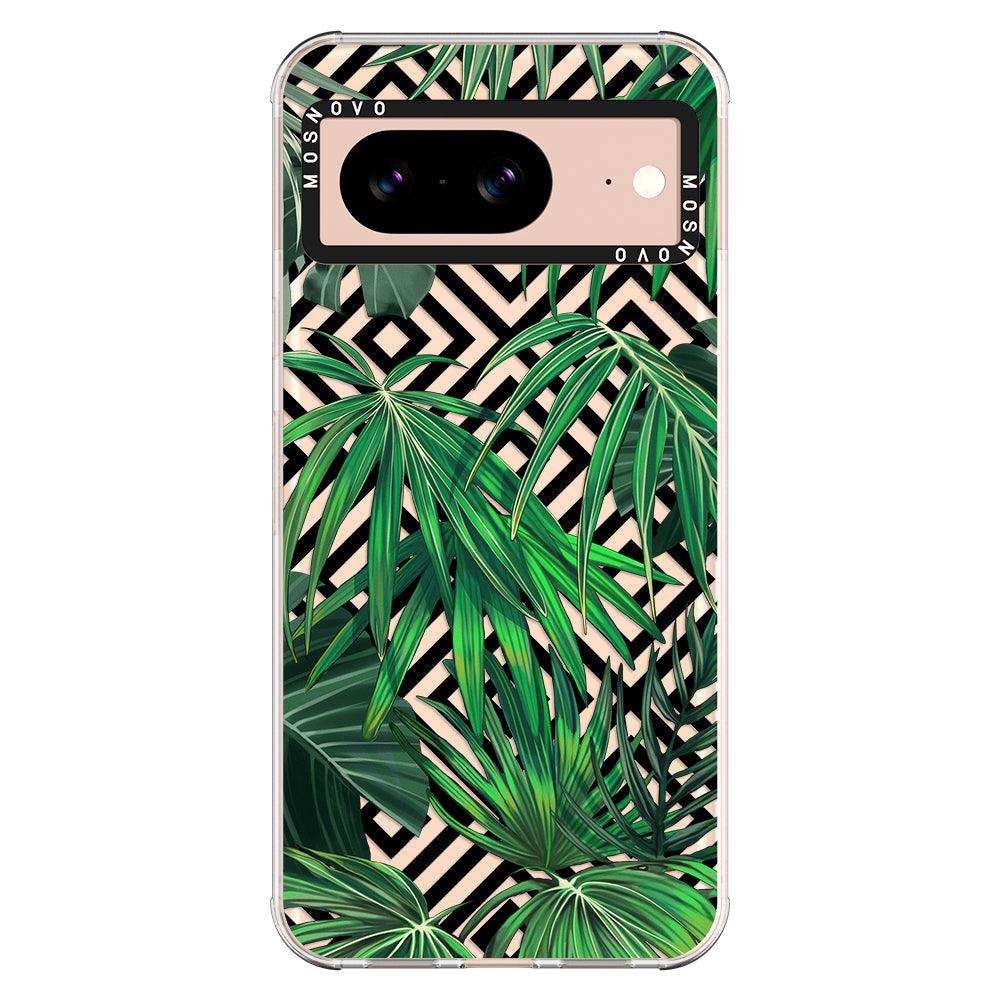 Areca Palm Pattern Phone Case - Google Pixel 8 Case - MOSNOVO