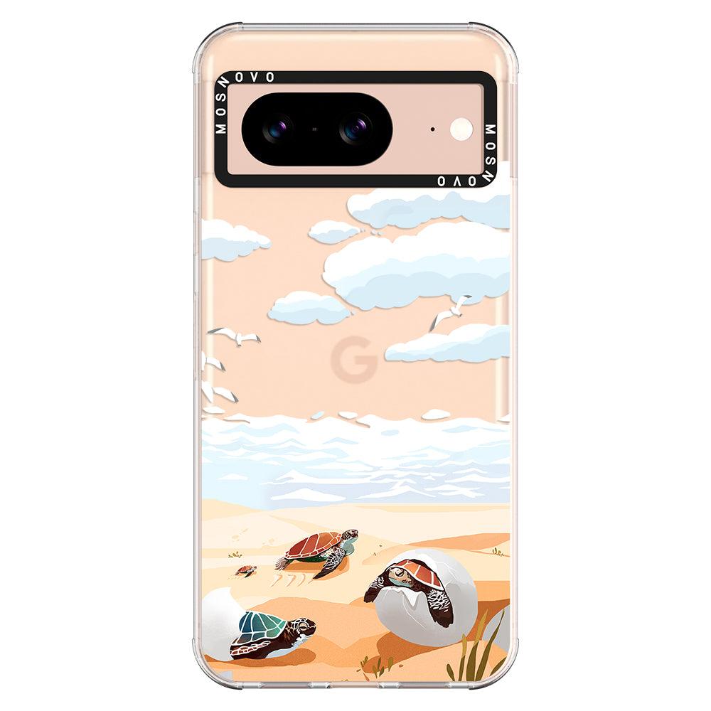 Baby Tortoise Phone Case - Google Pixel 8 Case - MOSNOVO