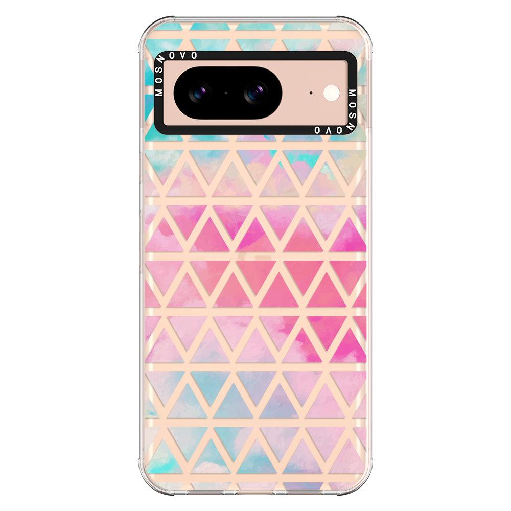 Gradient Triangles Phone Case - Google Pixel 8 Case - MOSNOVO