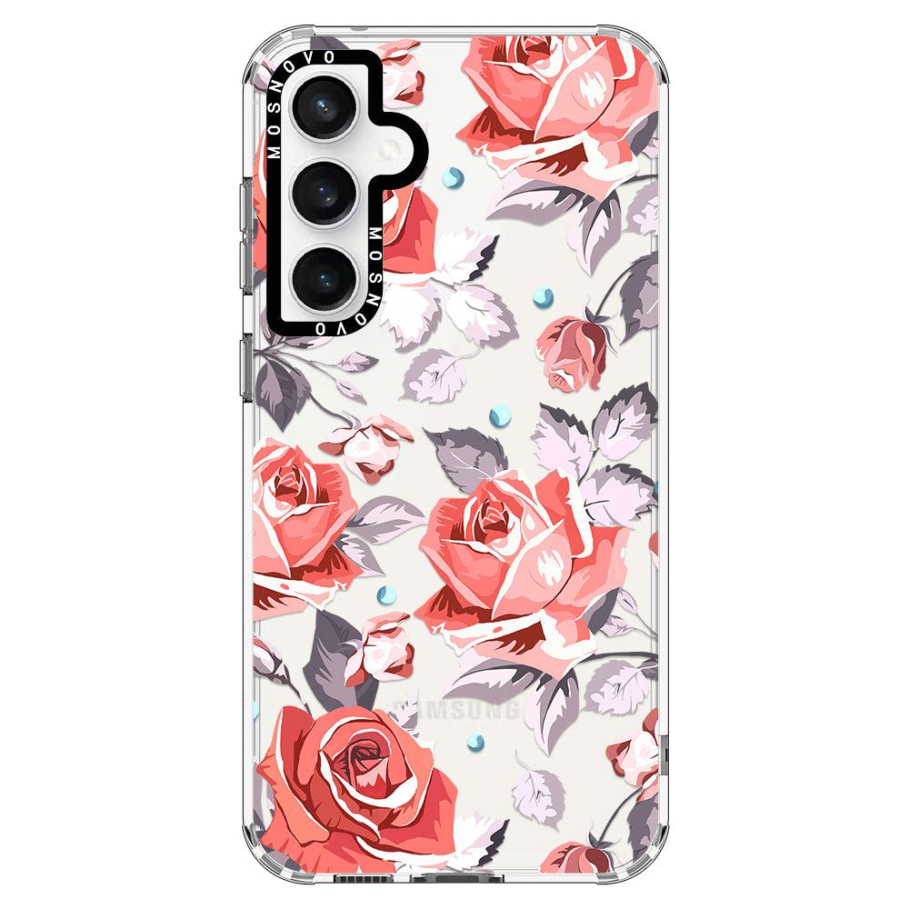 Retro Floral Phone Case - Samsung Galaxy S23 FE Case