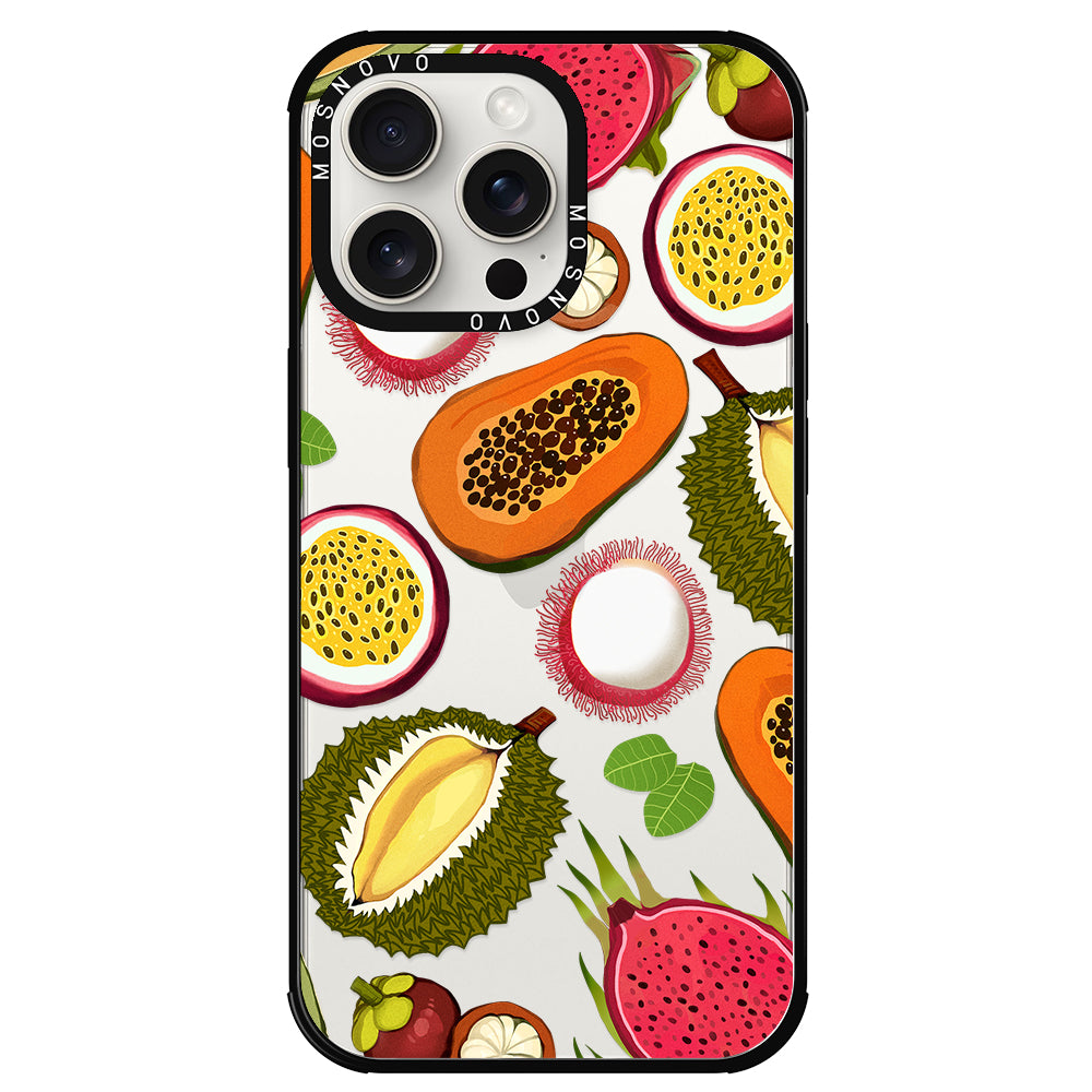 Tropical Fruit Phone Case - iPhone 15 Pro Max Case - MOSNOVO