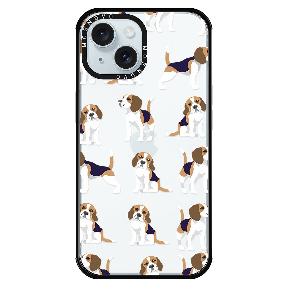 Cute Beagles Phone Case - iPhone 15 Plus Case - MOSNOVO