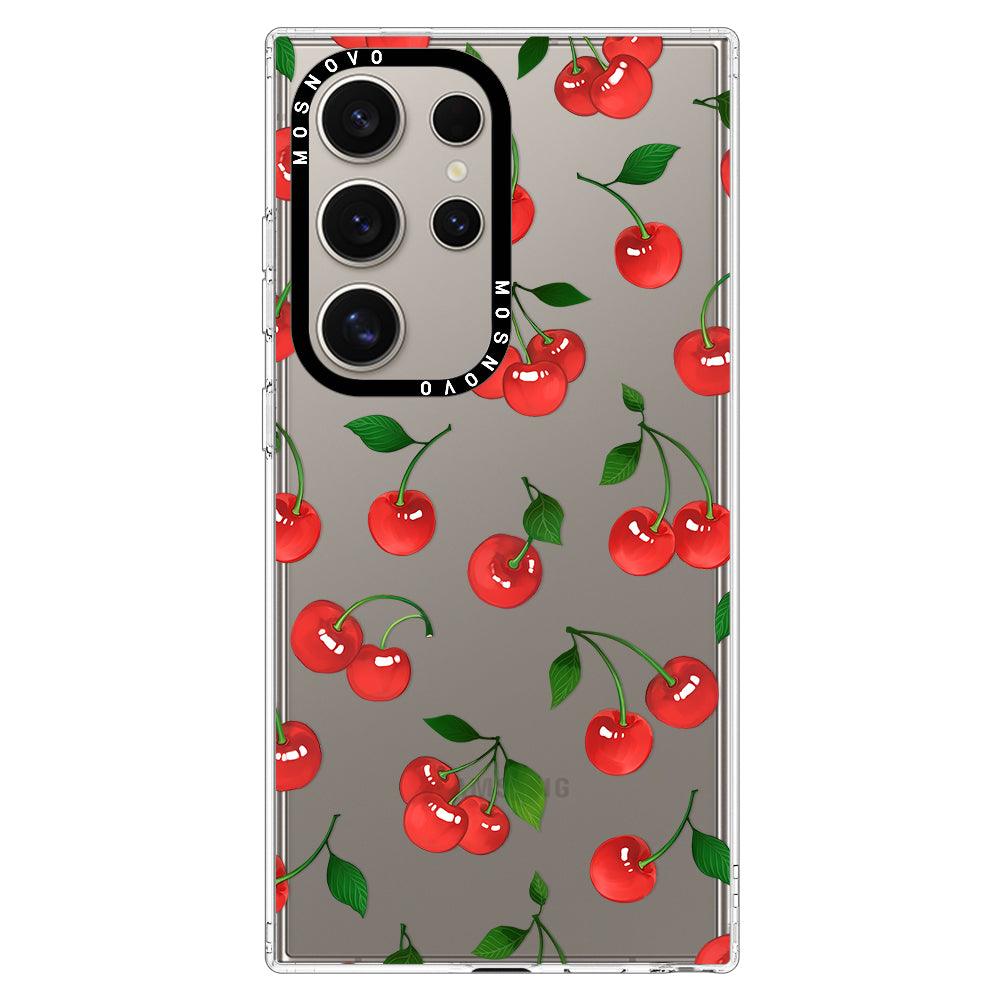 Cute Cherry Phone Case - Samsung Galaxy S24 Ultra Case - MOSNOVO