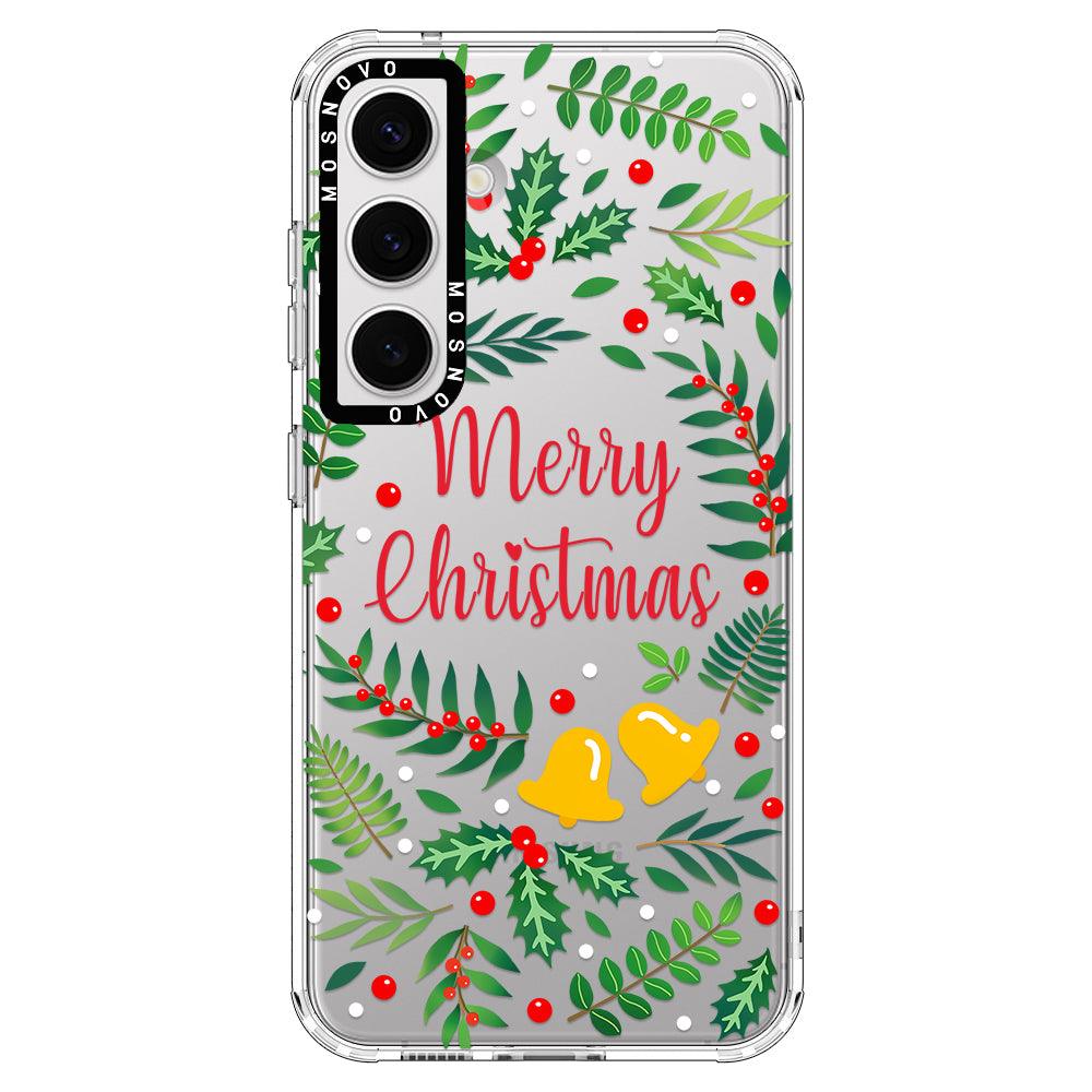 Merry Christmas Phone Case - Samsung Galaxy S24 Plus Case - MOSNOVO