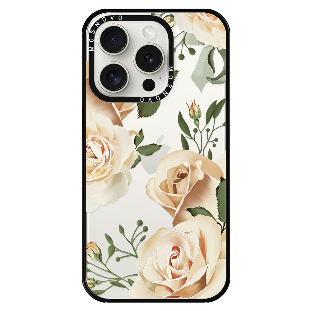 Champagne Roses Phone Case - iPhone 15 Pro Case - MOSNOVO