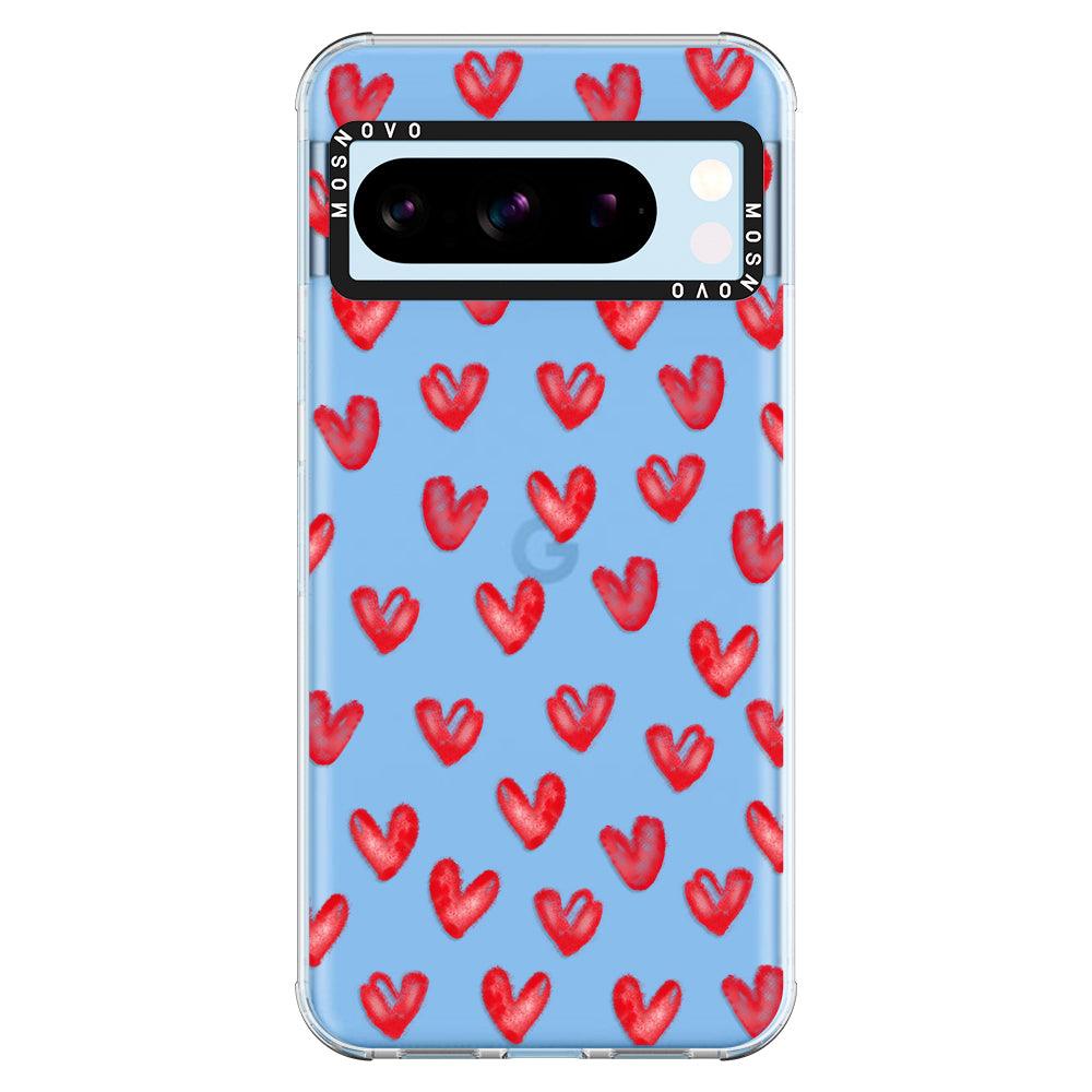 Cute Little Hearts Phone Case - Google Pixel 8 Pro Case - MOSNOVO