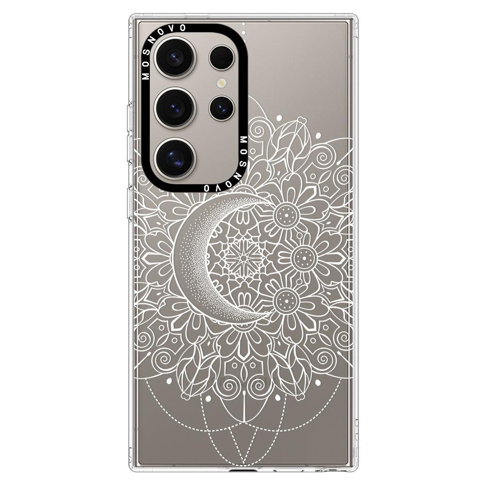 Moon Henna Phone Case - Samsung Galaxy S24 Ultra Case - MOSNOVO