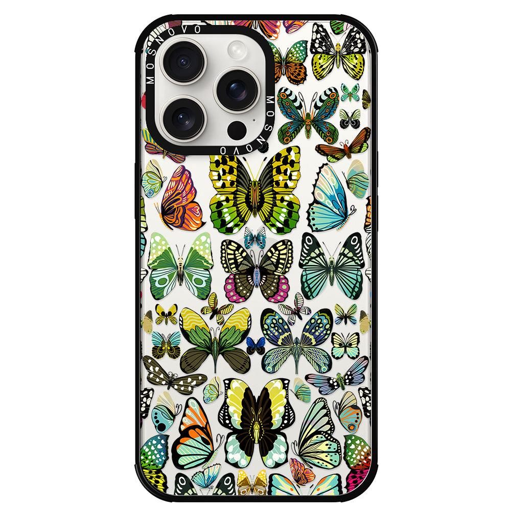 Butterflies Phone Case - iPhone 15 Pro Max Case - MOSNOVO