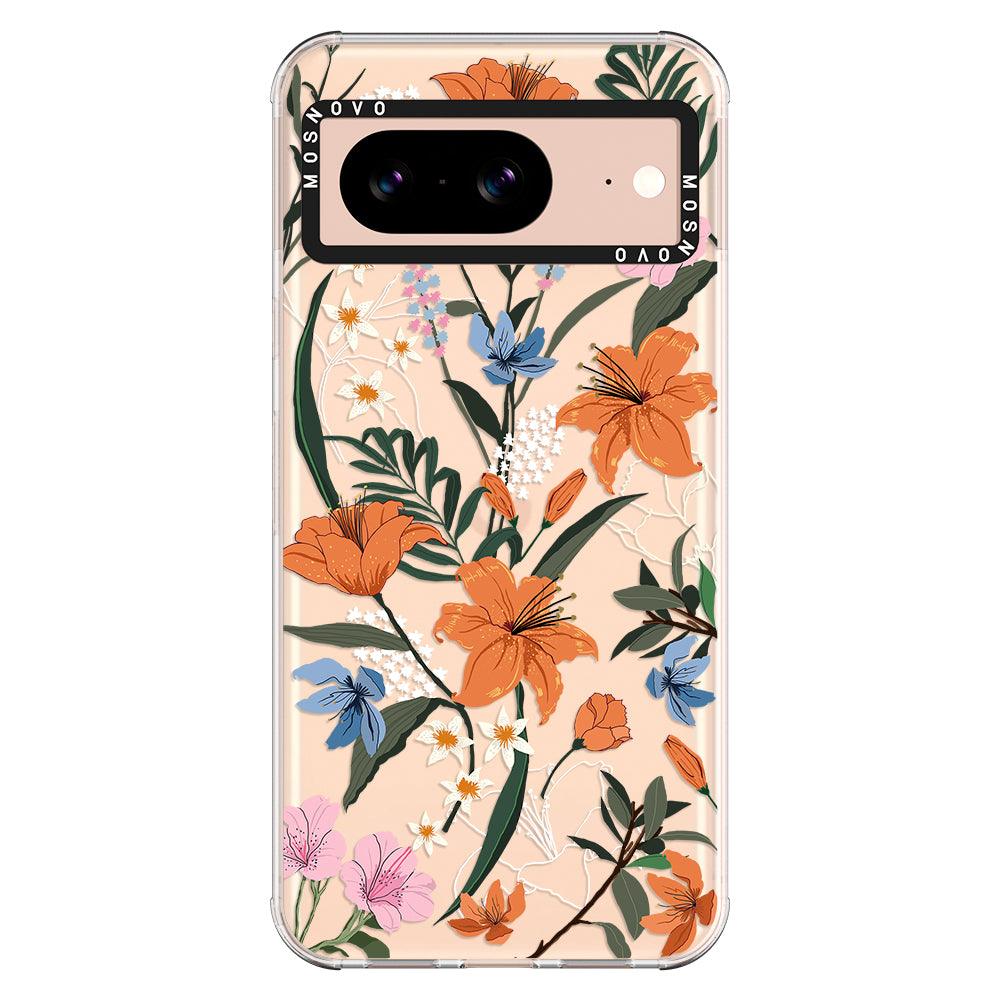 Lily Garden Phone Case - Google Pixel 8 Case - MOSNOVO