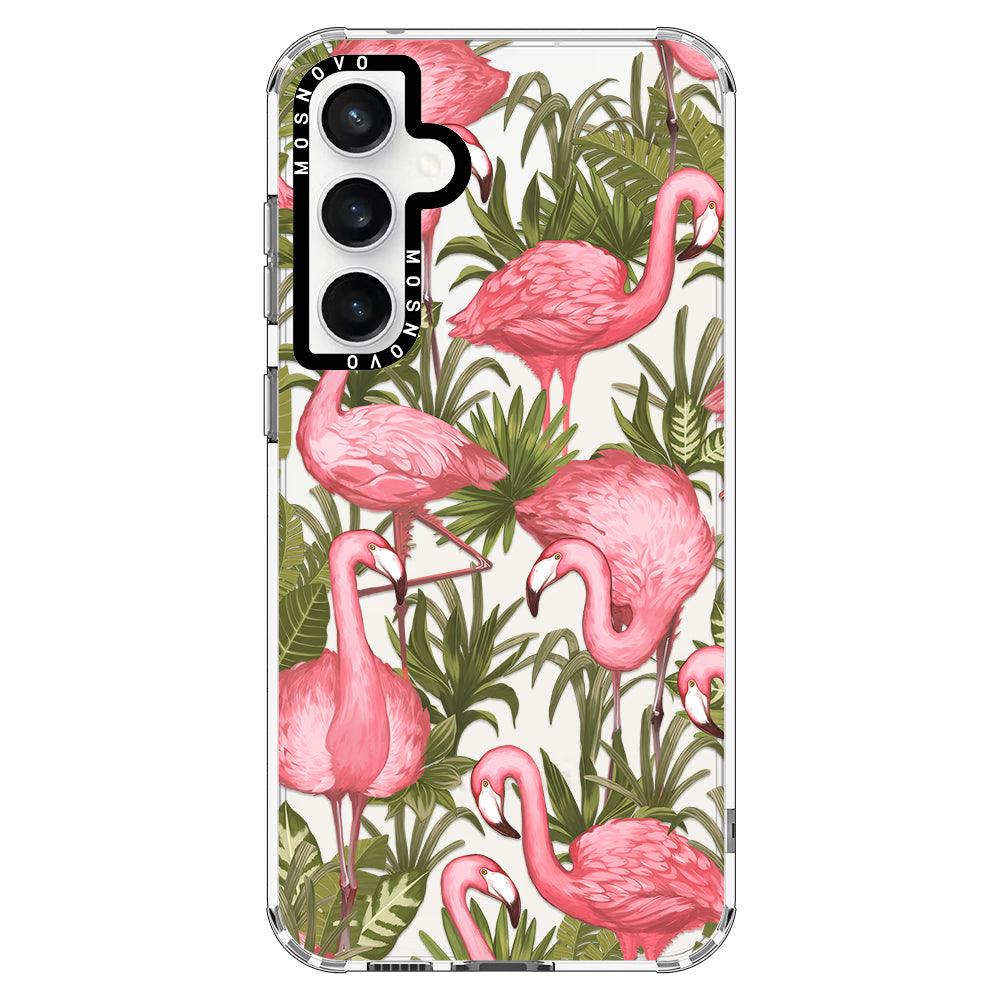 Flamingo Art Phone Case - Samsung Galaxy S23 FE Case