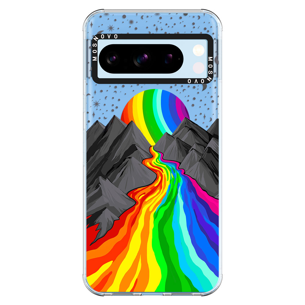 Rainbow Landscape Phone Case - Google Pixel 8 Pro Case - MOSNOVO