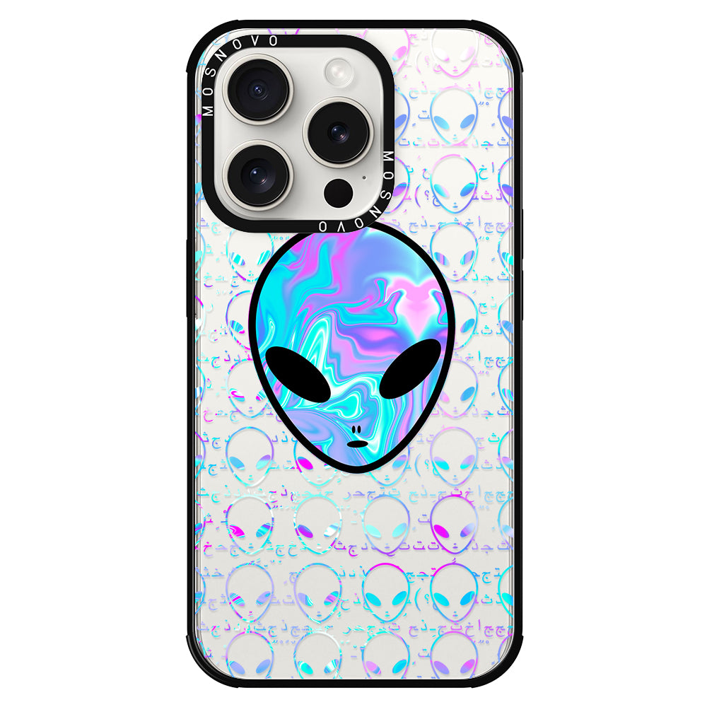 Space Alien Phone Case - iPhone 15 Pro Case - MOSNOVO