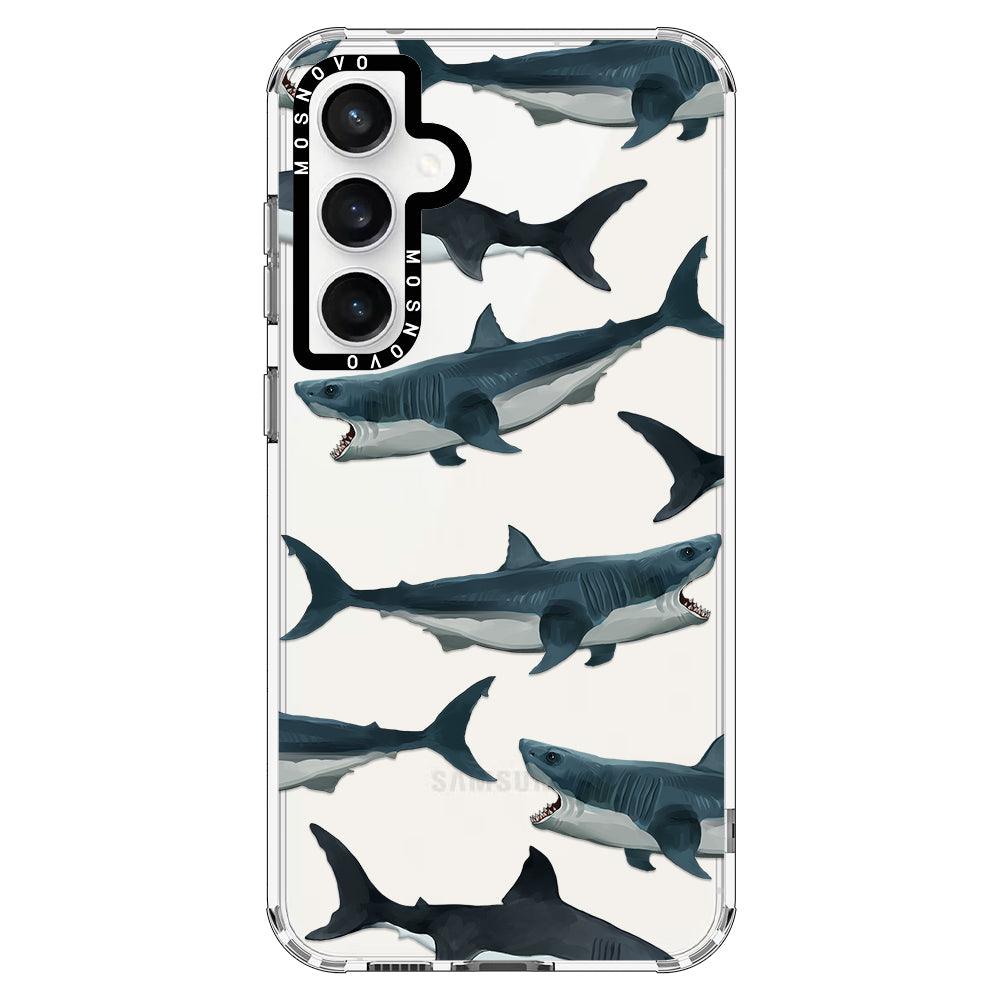 Great White Shark Phone Case - Samsung Galaxy S23 FE Case