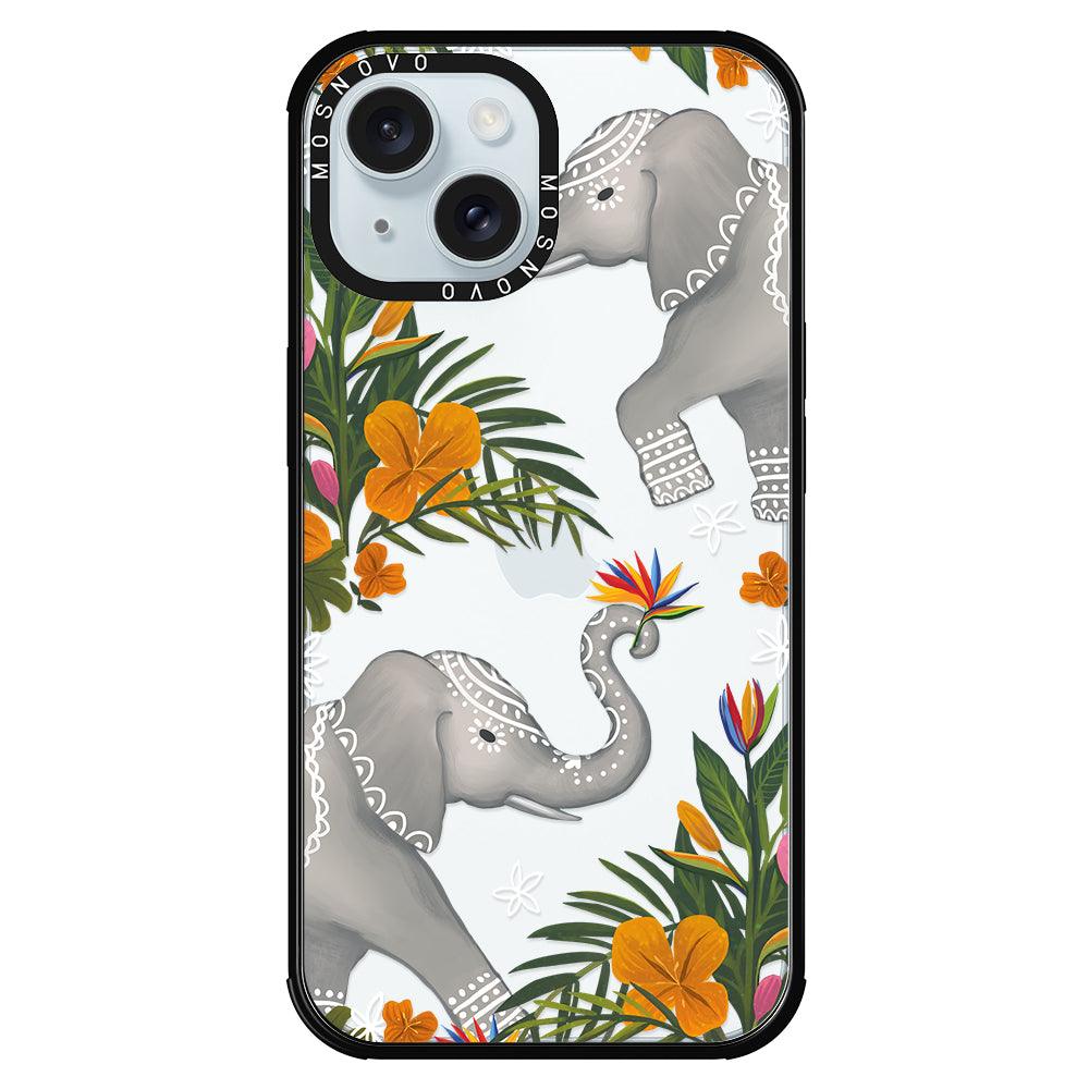 Elephant Phone Case - iPhone 15 Plus Case - MOSNOVO