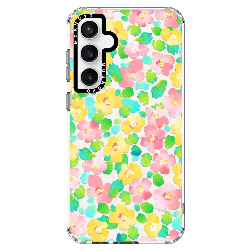 Watercolor Flower Phone Case - Samsung Galaxy S23 FE Case