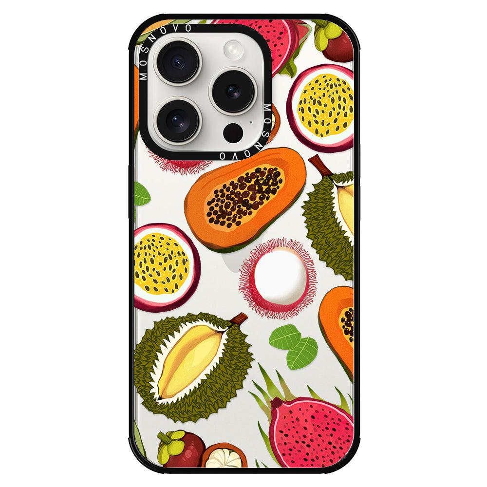 Tropical Fruit Phone Case - iPhone 15 Pro Case - MOSNOVO