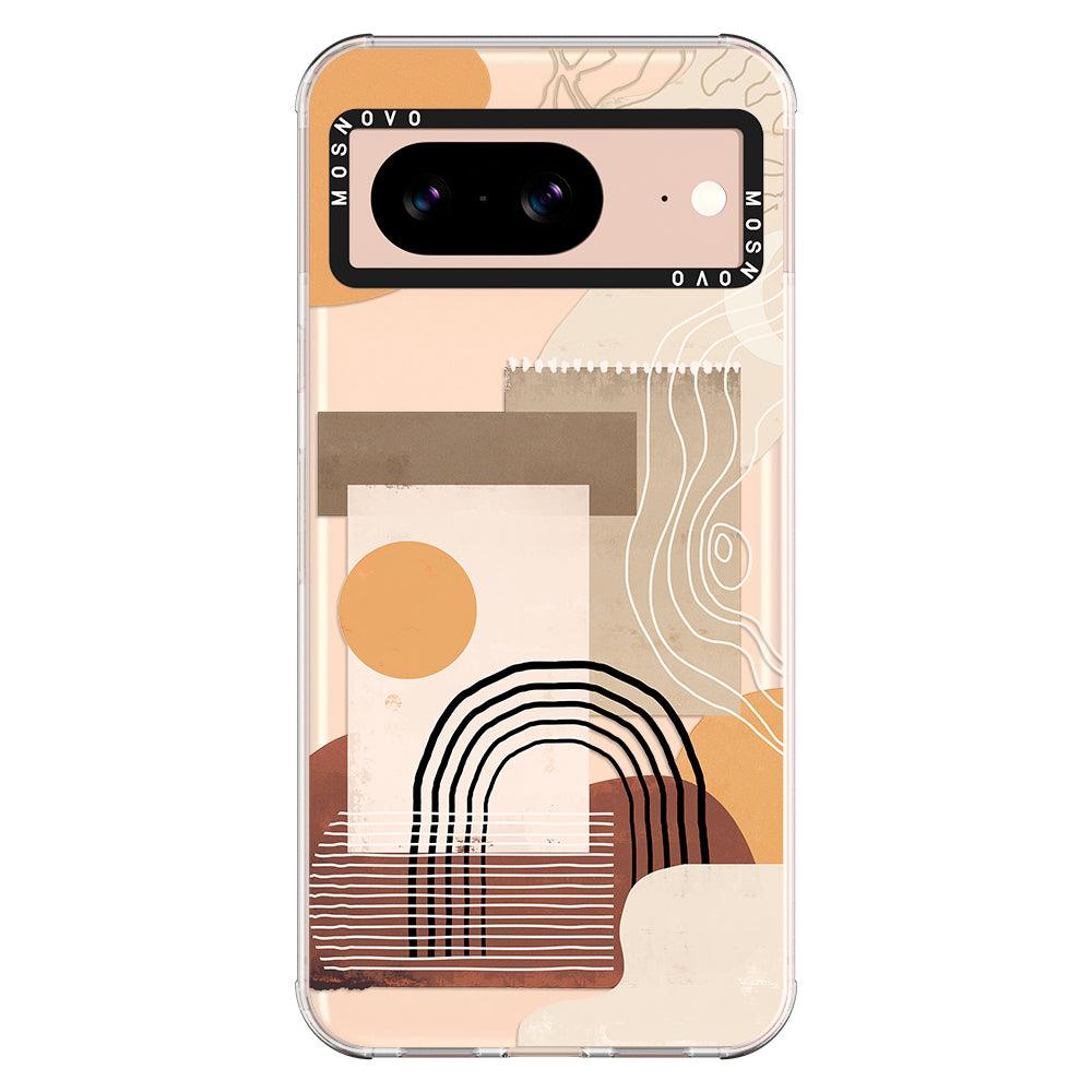 Minimalist Abstract Art Phone Case - Google Pixel 8 Case - MOSNOVO