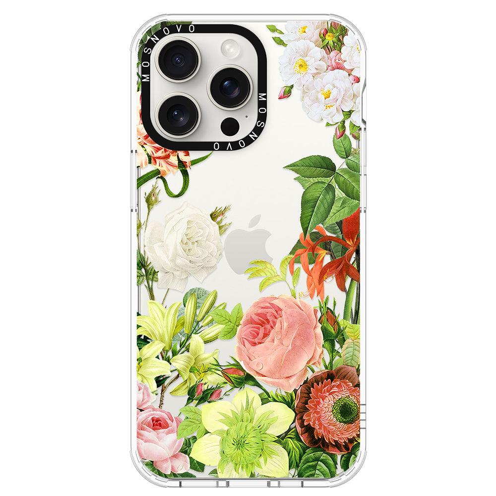 Botanical Garden Phone Case - iPhone 15 Pro Max Case - MOSNOVO