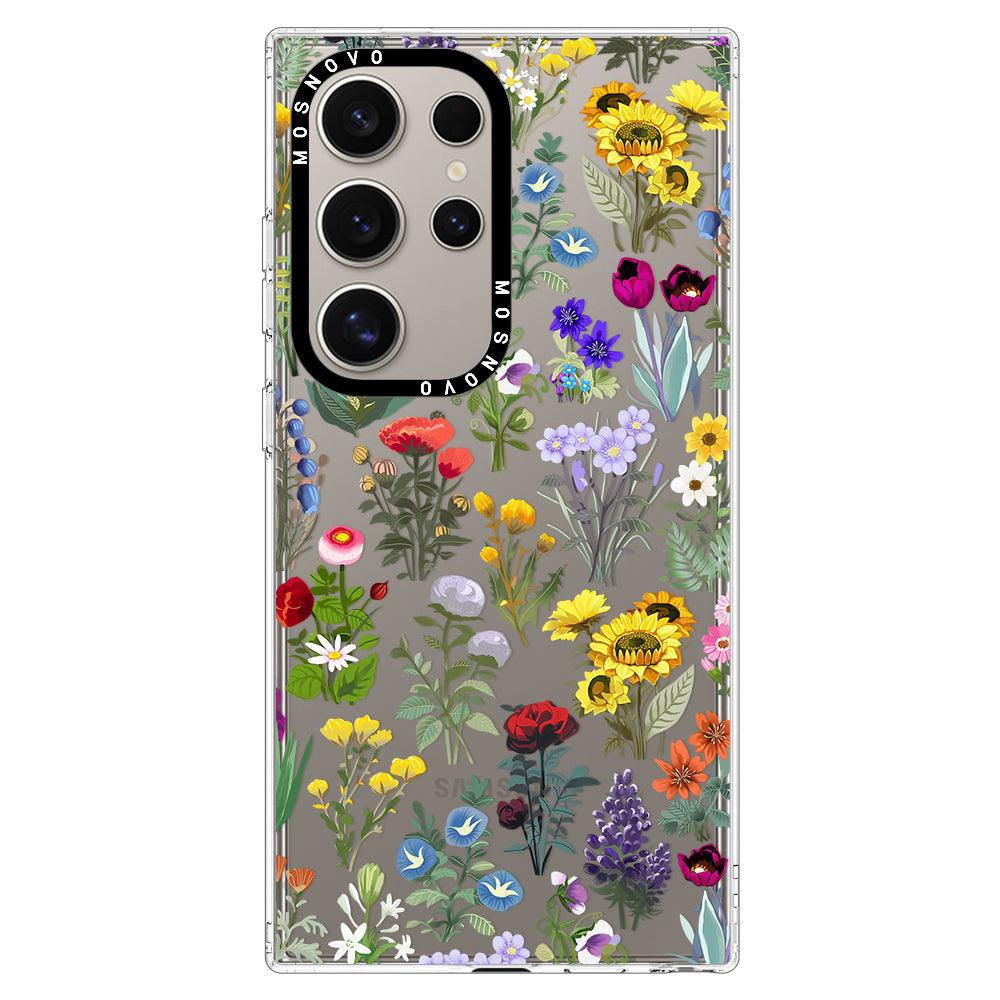 Wildflowers Phone Case - Samsung Galaxy S24 Ultra Case - MOSNOVO