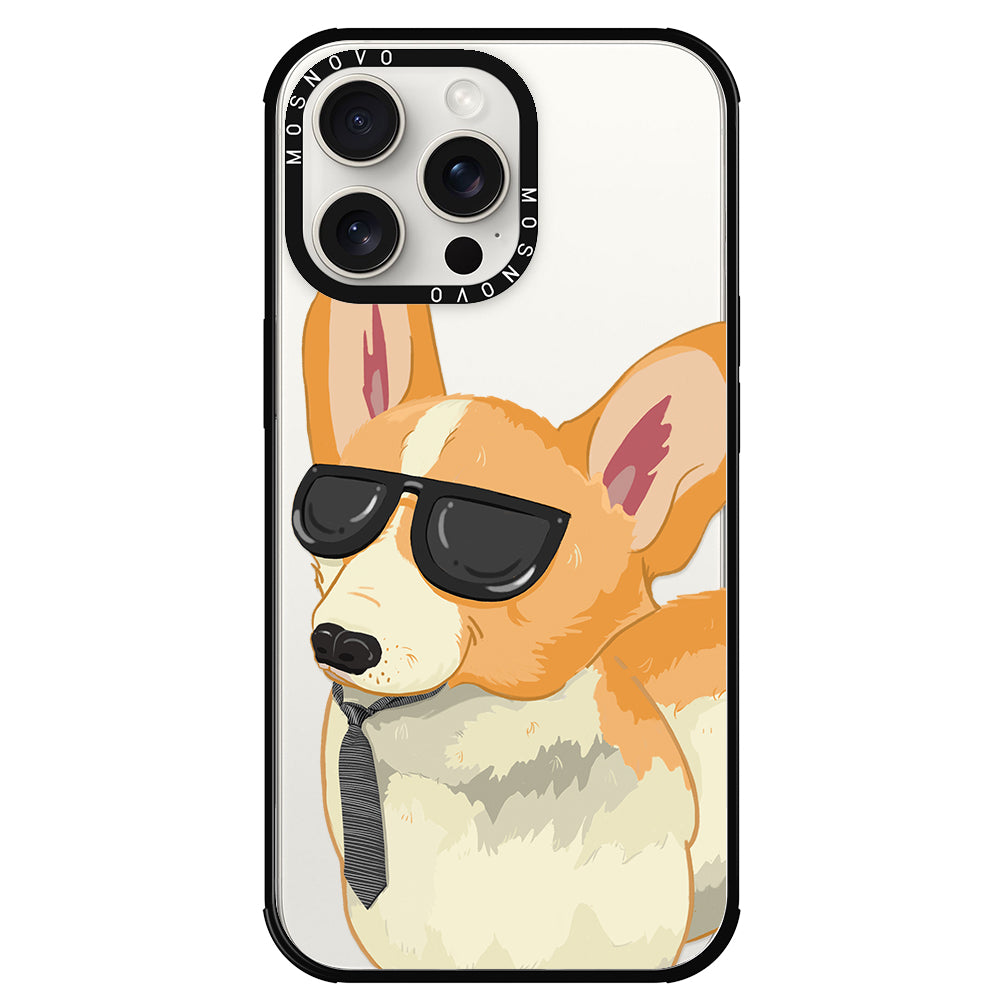 Fluffy Corgi Phone Case - iPhone 15 Pro Max Case - MOSNOVO