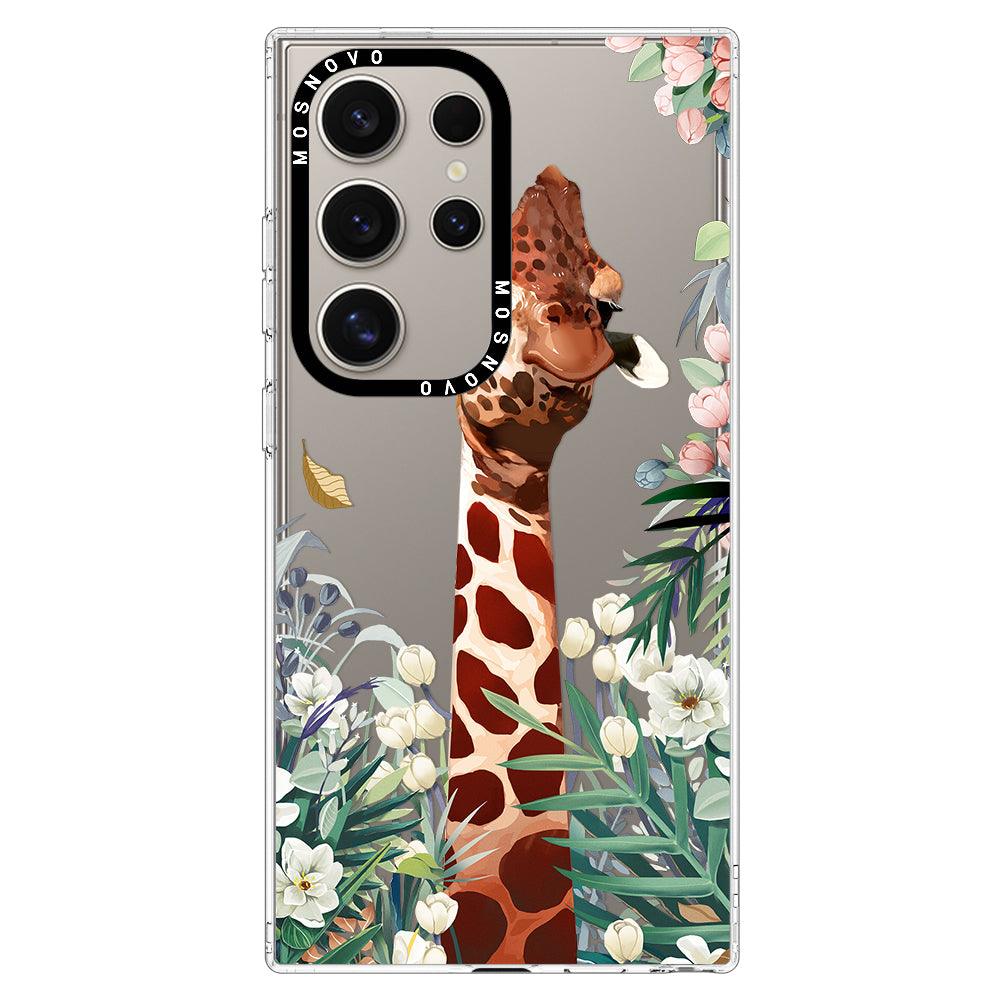 Giraffe Garden Phone Case - Samsung Galaxy S24 Ultra Case - MOSNOVO