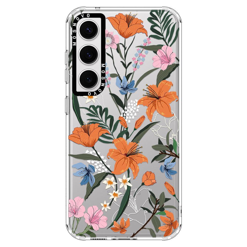 Lily Garden Phone Case - Samsung Galaxy S24 Case - MOSNOVO