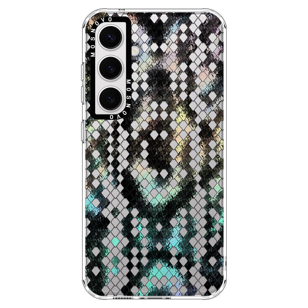 Rainbow Snake Print Phone Case - Samsung Galaxy S24 Case - MOSNOVO