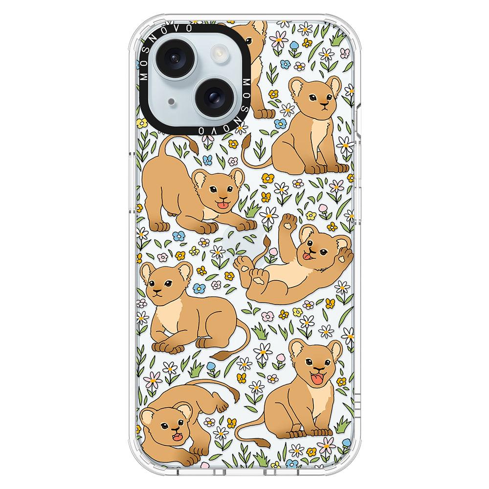 Cute Lion Phone Case - iPhone 15 Plus Case - MOSNOVO