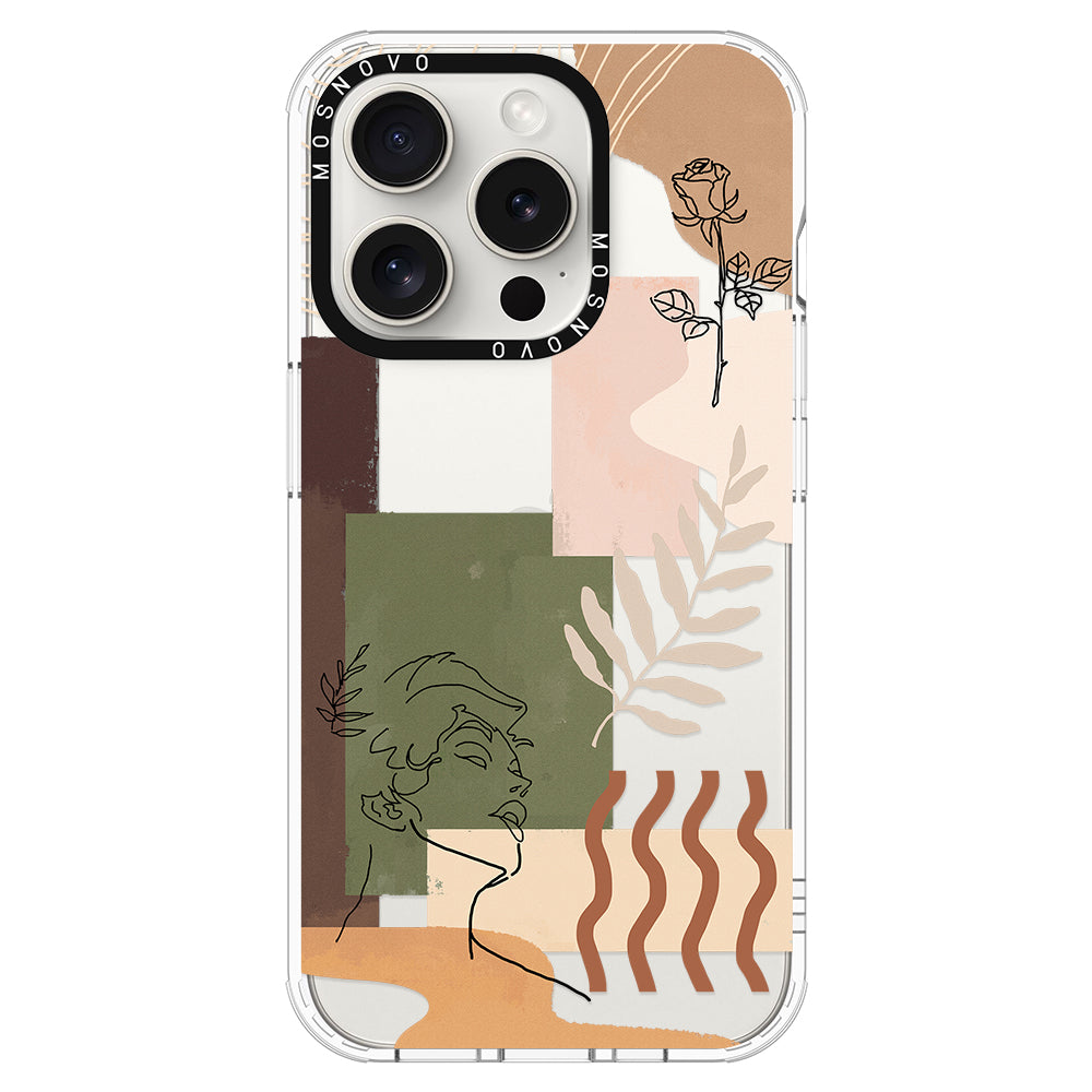 Modern Art Phone Case - iPhone 15 Pro Case - MOSNOVO