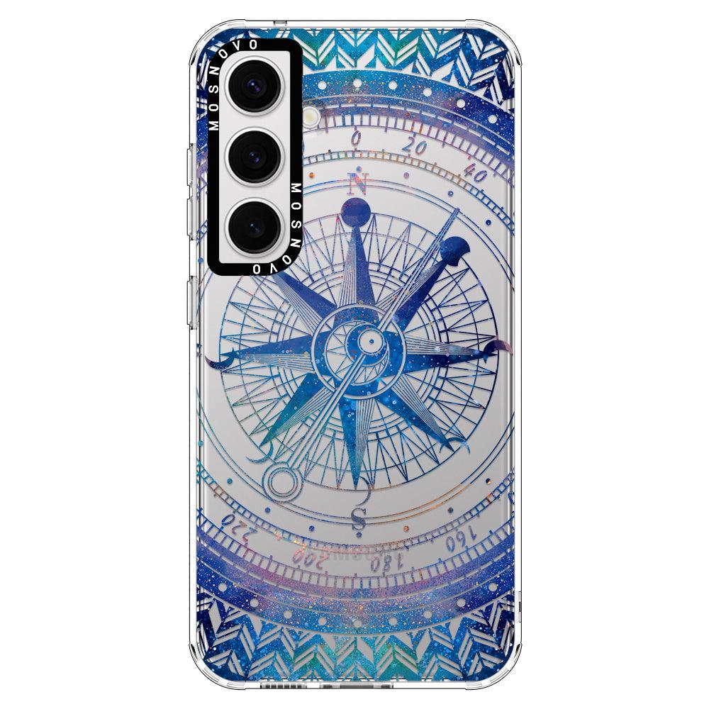 Galaxy Compass Phone Case - Samsung Galaxy S24 Case - MOSNOVO