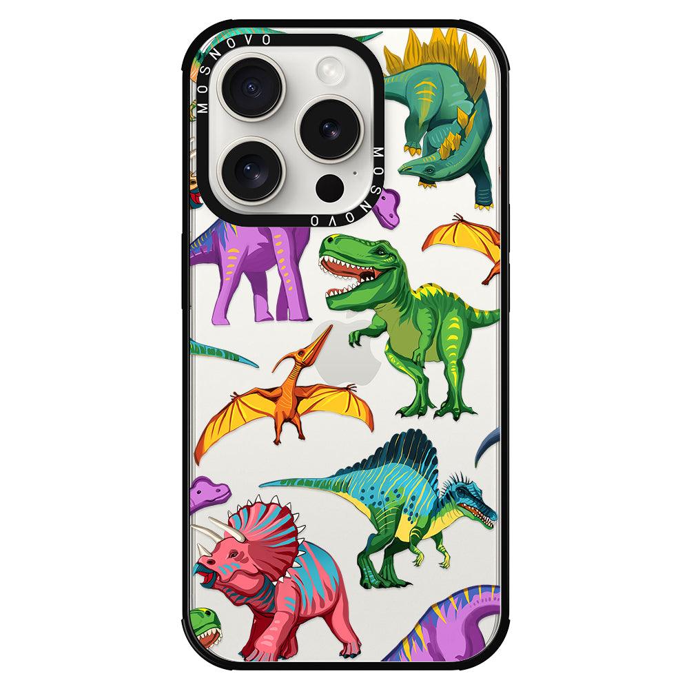 Dinosaur World Phone Case - iPhone 15 Pro Case - MOSNOVO