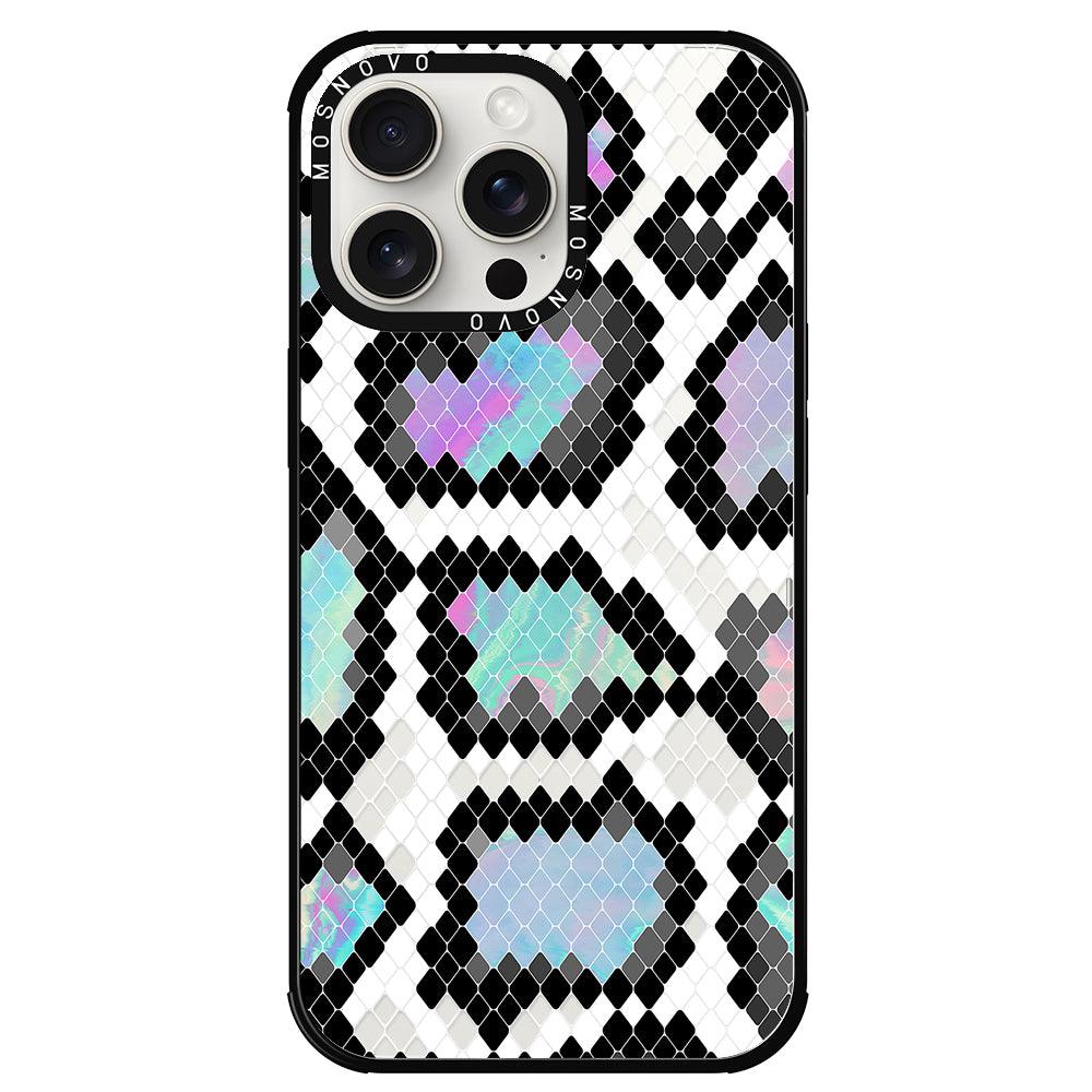 Aurora Snake Print Phone Case - iPhone 15 Pro Max Case - MOSNOVO