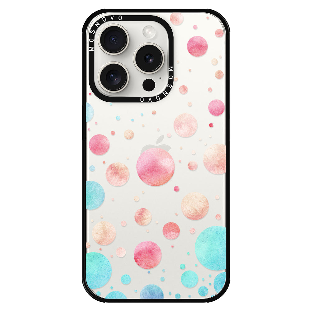 Colorful Bubbles Phone Case - iPhone 15 Pro Case - MOSNOVO