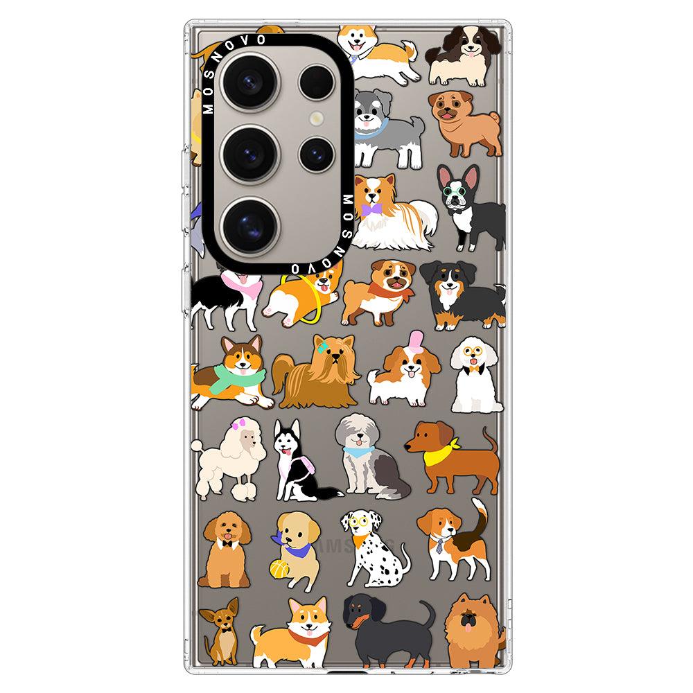 Cute Dogs Phone Case - Samsung Galaxy S24 Ultra Case - MOSNOVO