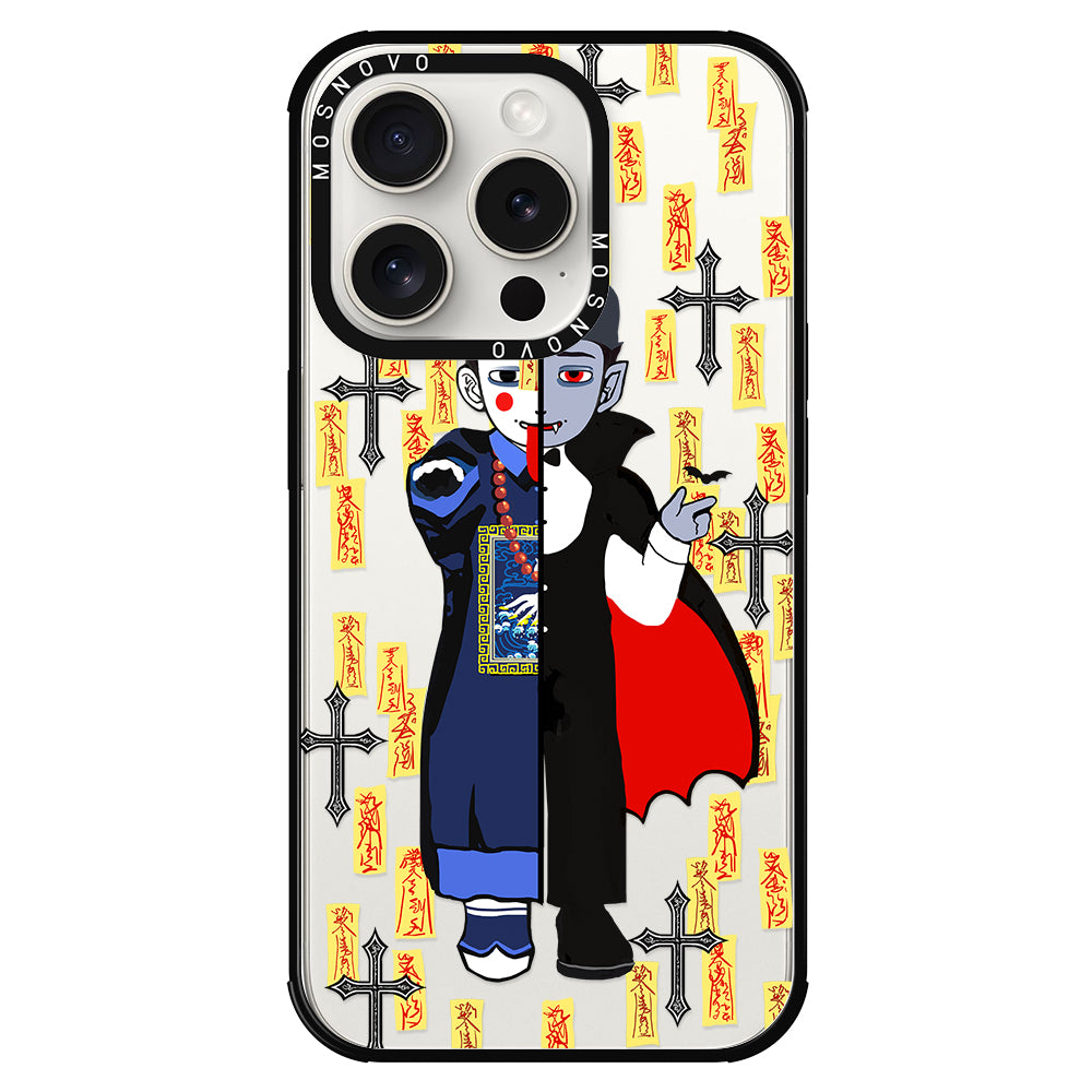 Vampire Vs Jiangshi Phone Case - iPhone 15 Pro Case - MOSNOVO