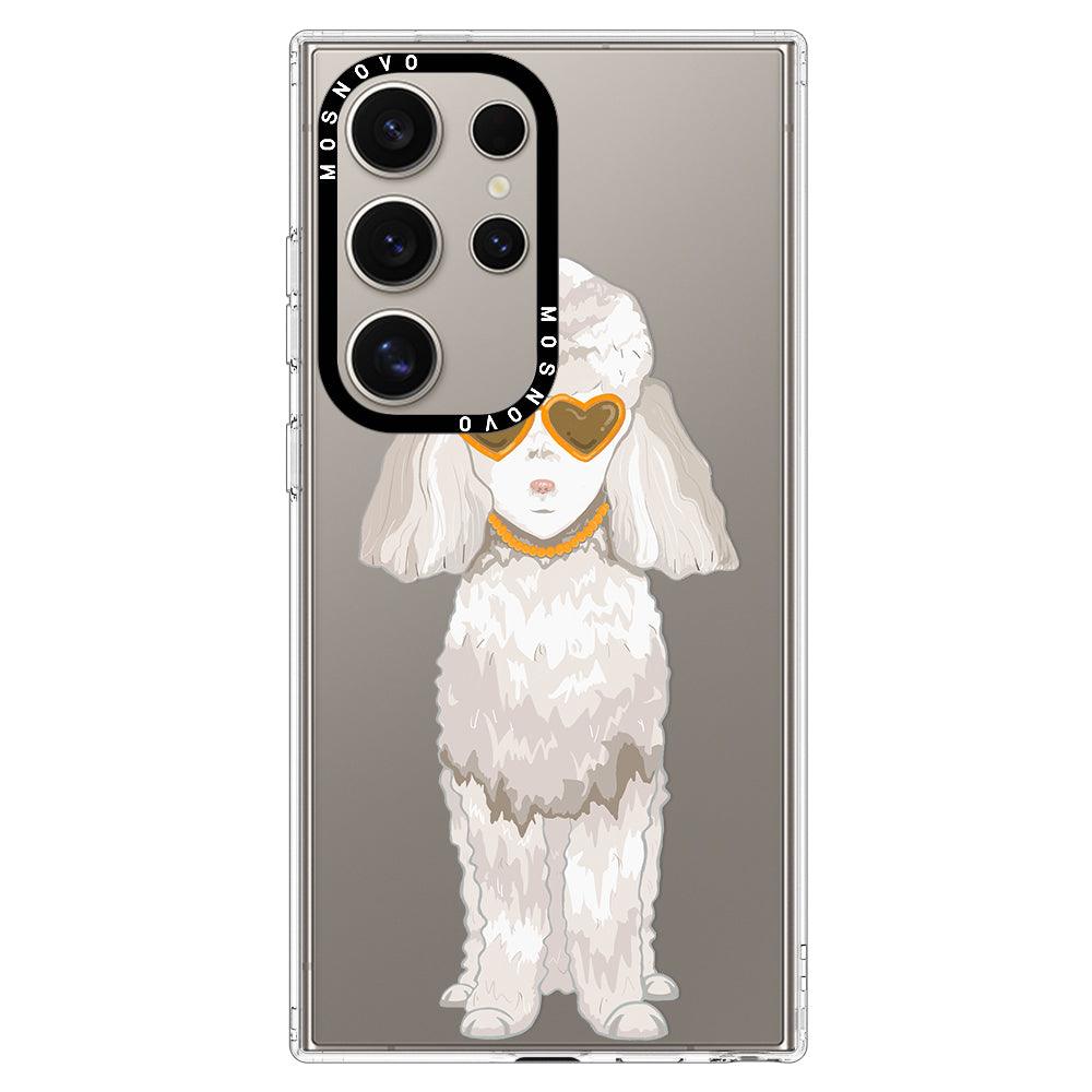 Elegant Poodle Phone Case - Samsung Galaxy S24 Ultra Case - MOSNOVO