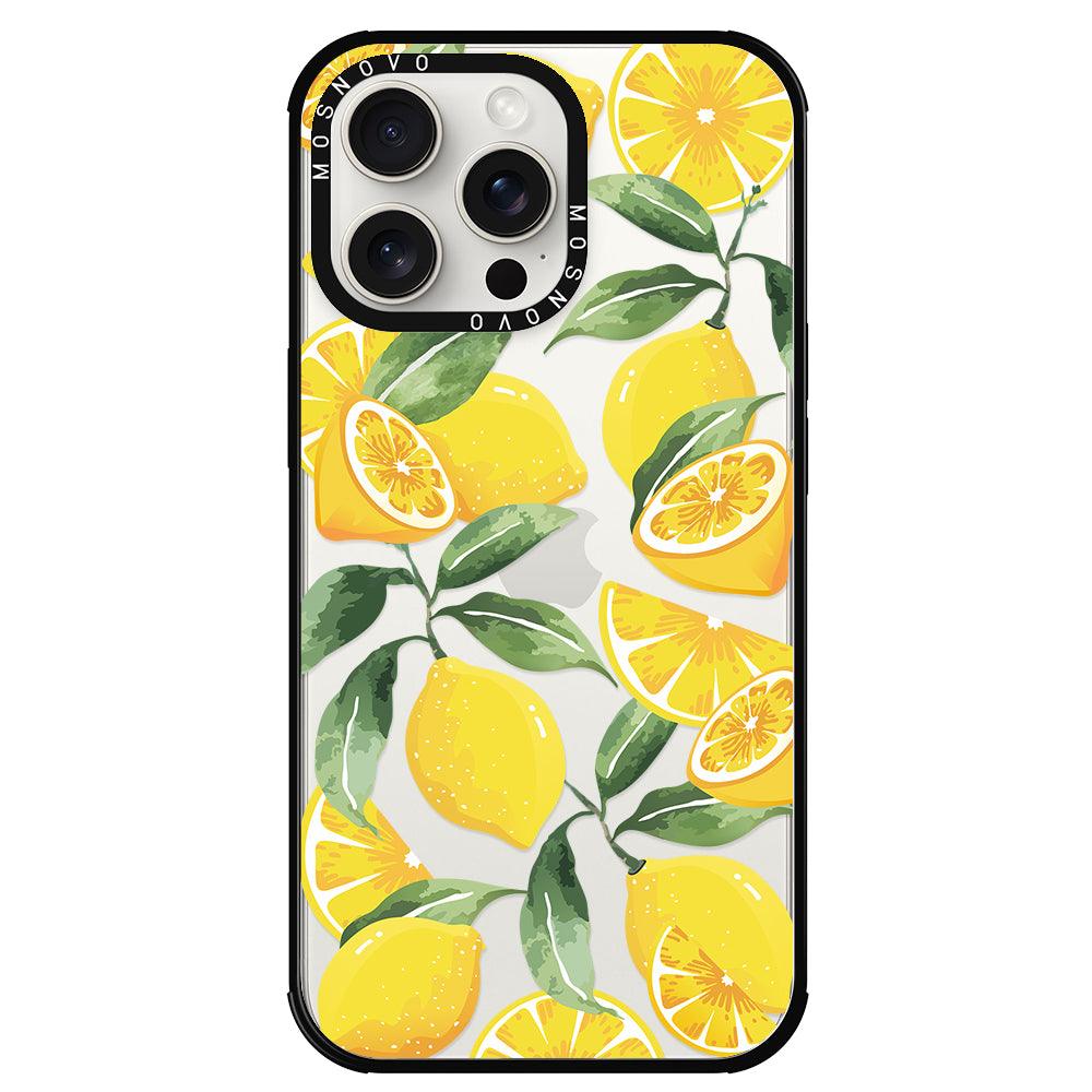 Lemon Phone Case - iPhone 15 Pro Max Case - MOSNOVO